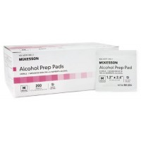 PAD, ALCOHOL PREP STR MED (200/BX) McKesson MedSurg 